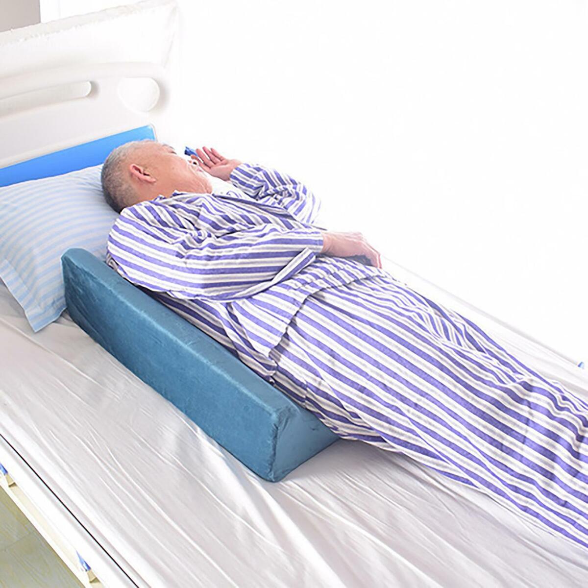 Bed Side  Sleeping Zipper Design Turnover Pillow for Elderly