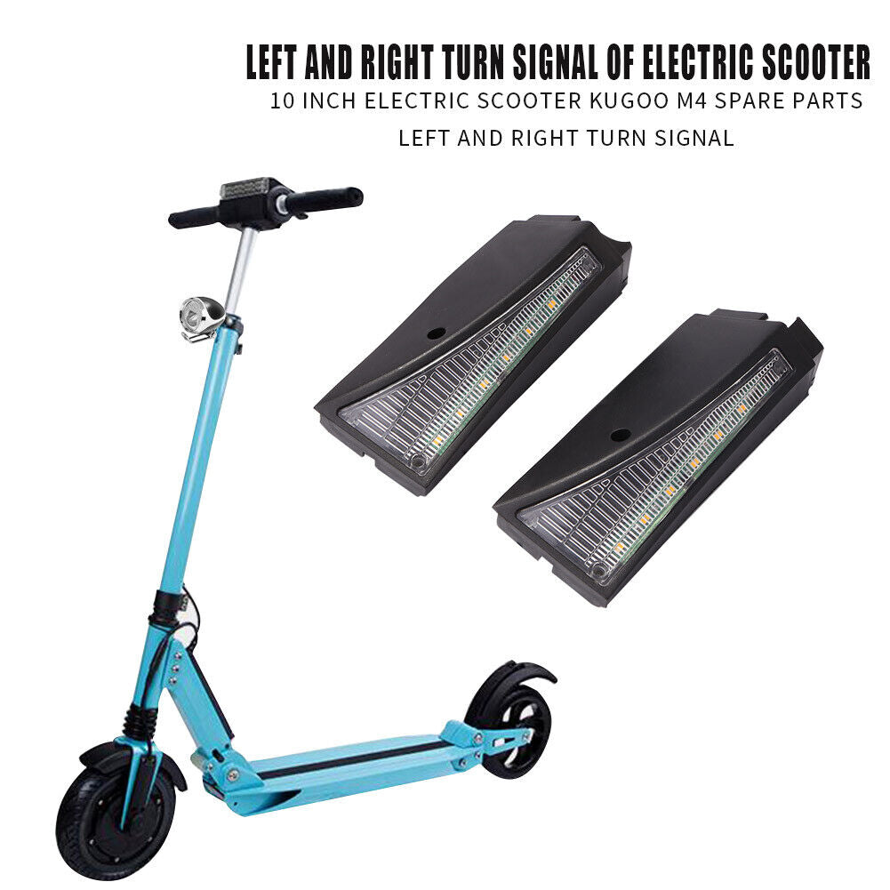 2x 10 inch Electric Scooter Turn Signal Lamp Warning Taillight for Kugoo M4