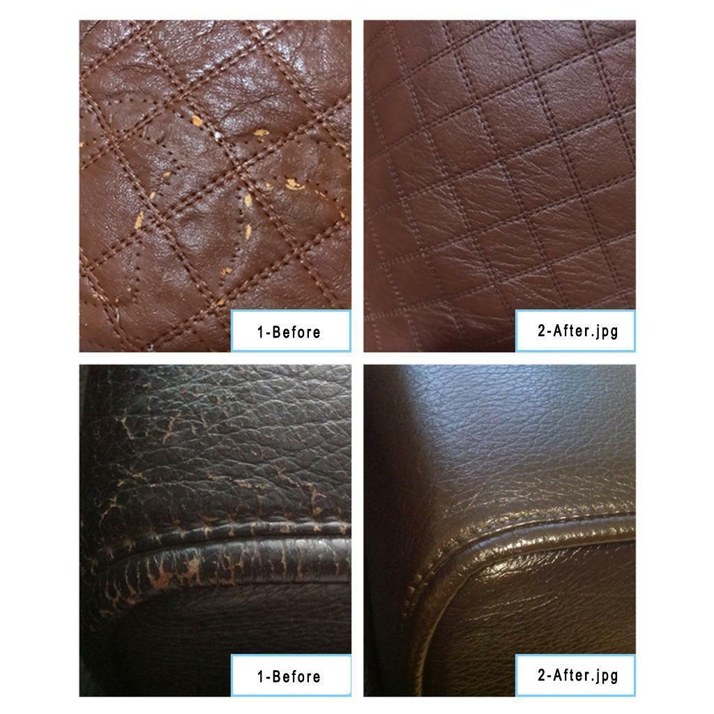 2pcs Leather Dye Repair   Seat Sofa Scratch Scuffs Rip