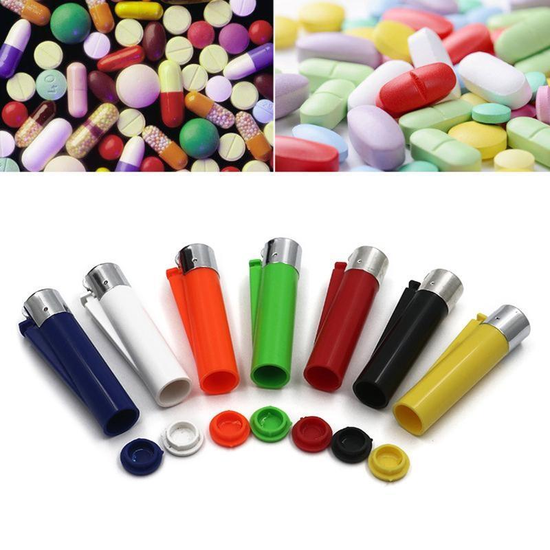 7 Day Pill Organizer Plastic Vitamin Case Medicine Organizer Box Compact Size