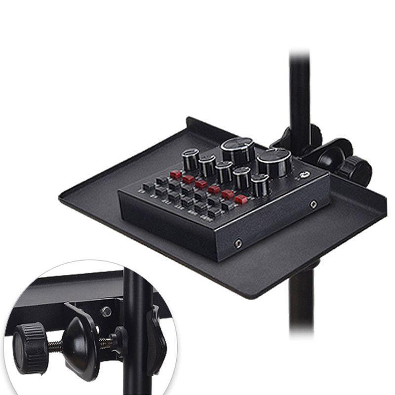Stable Black Adjustable Shelf Organizers for Home Office Karaoke Equipment Clip