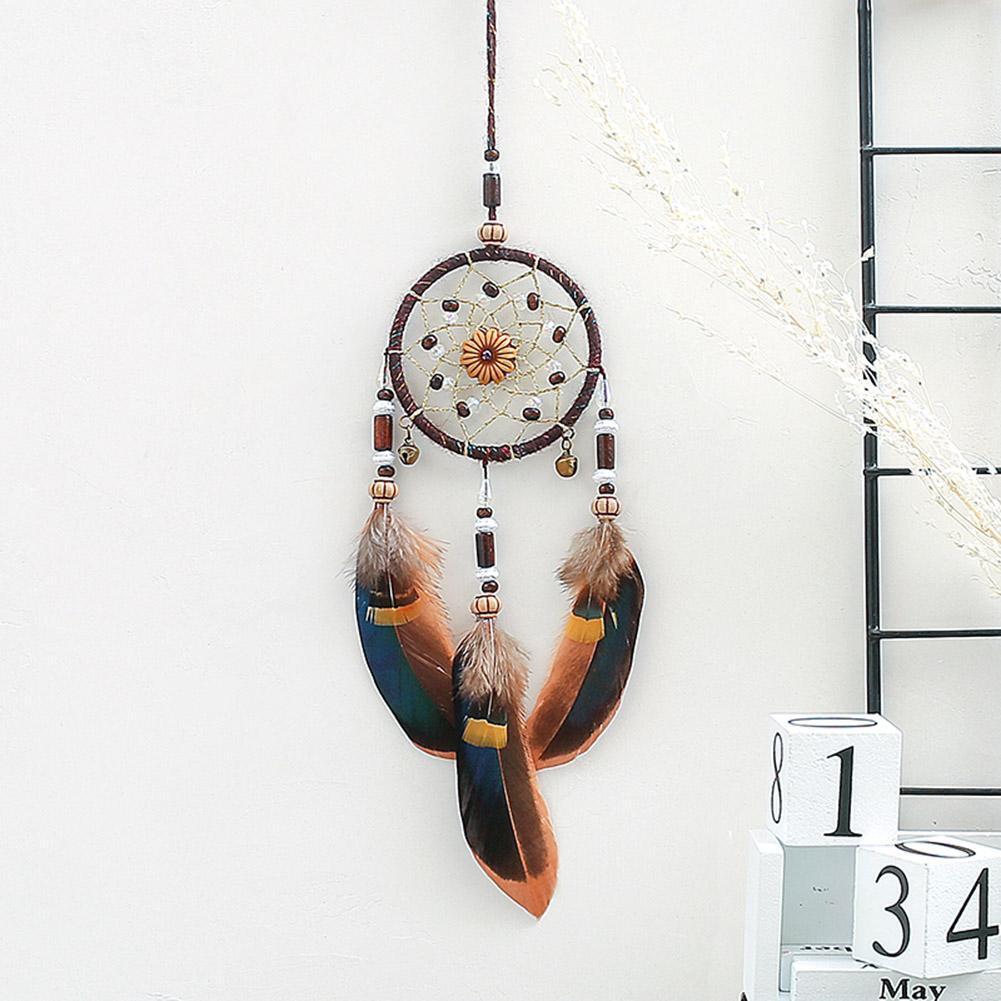 Feathers Craft Dream Catcher Net Handmade Dreamcatcher Car Home Decoration