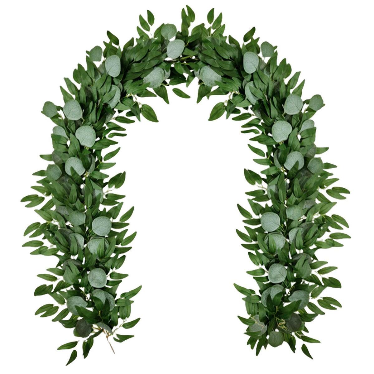 Eucalyptus Garland Greenery Leaves Vines Plants for  outdoor decorationation