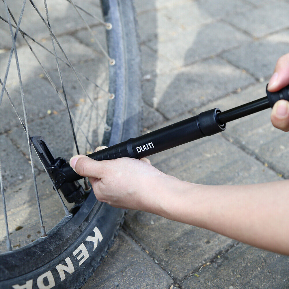 DUUTI Bicycle Pump MTB Road Bike Cycling Tire Patch Repair Tool Kit Set