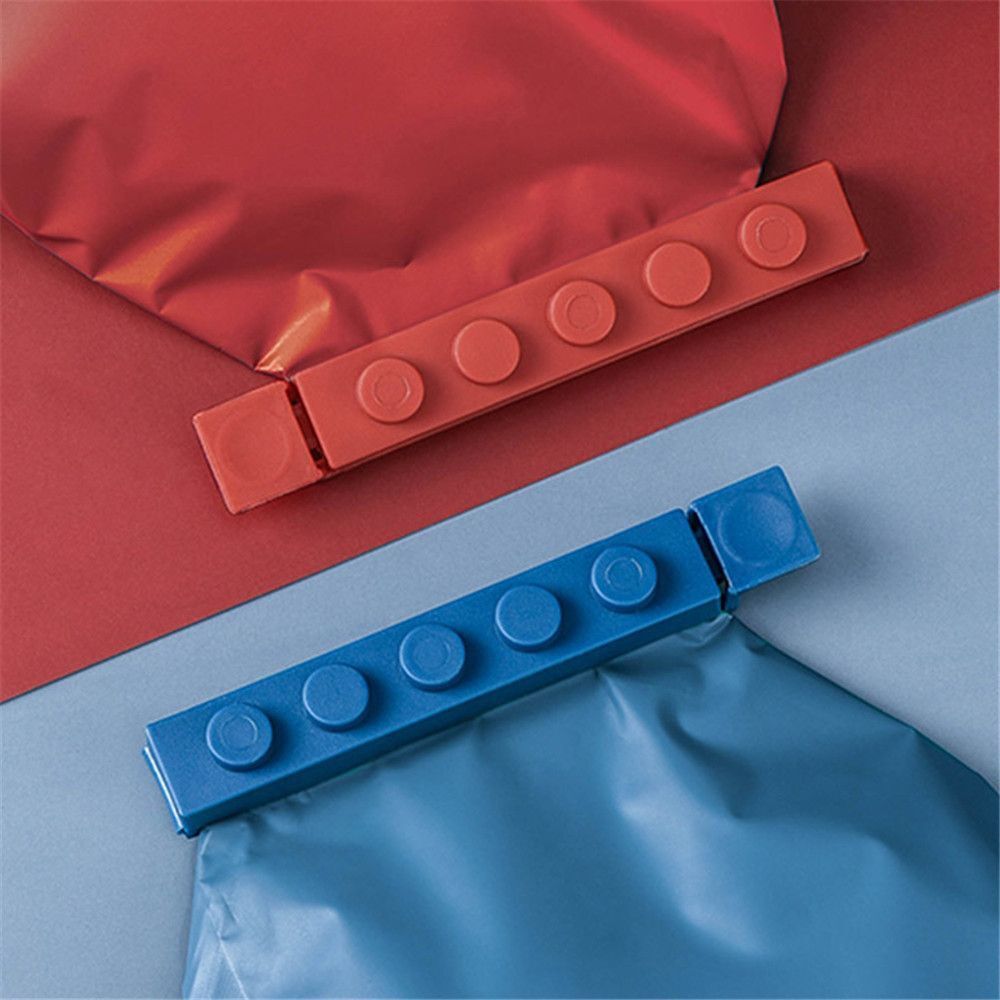 Candy Color Plastic Sealing Rods Sealing Clamp Food Bag Clip Snack Bag Sealer