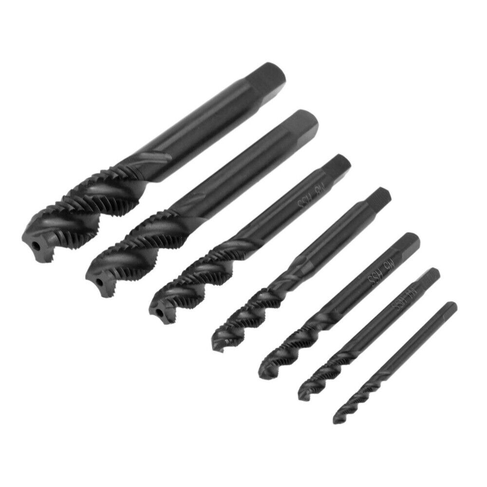Screw Thread Spiral Flute Taps M3/M4/M5/M6/M8/M10/M12 Metric Tapping Drill Bits