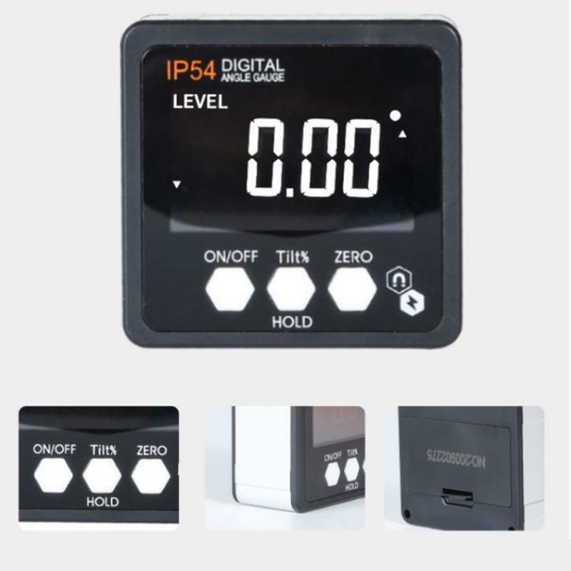 Digital Level Box Protractor Angle Finder Gauge Level Gage Inclinometer Magnetic