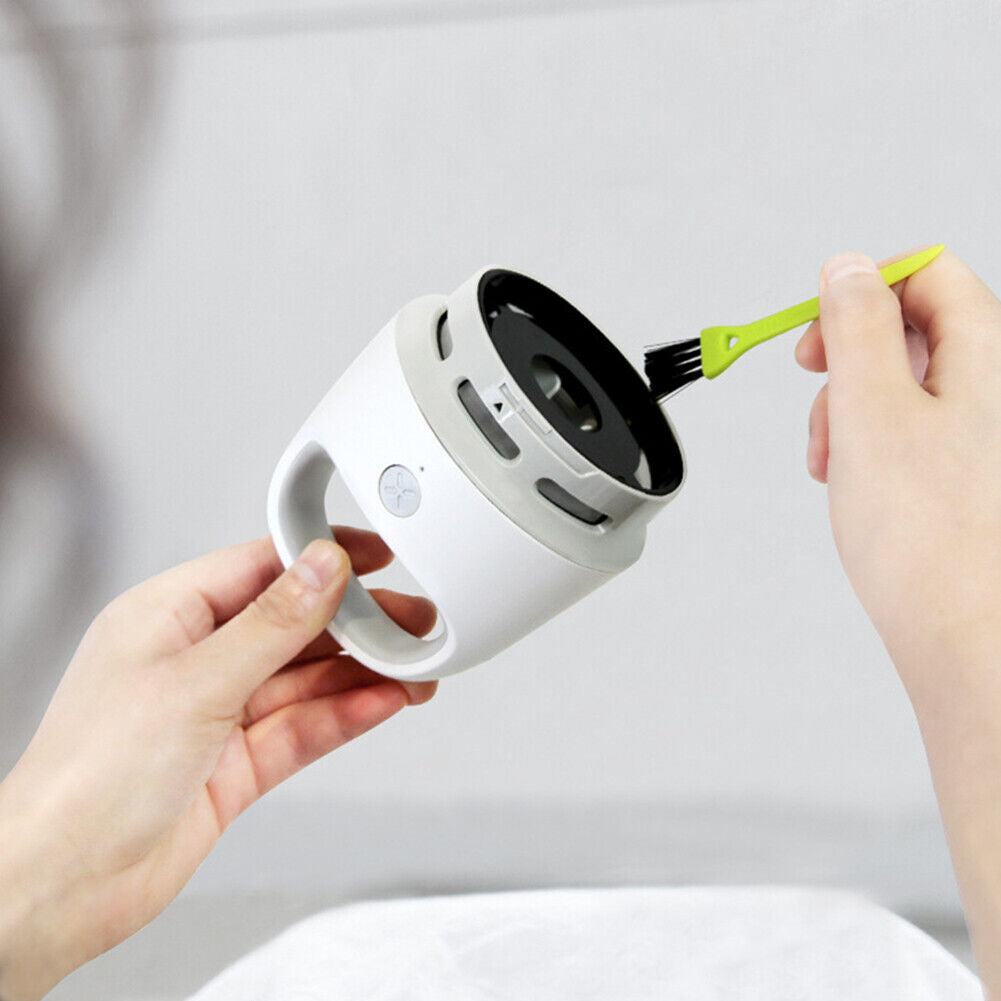 Desktop Vacuum Cleaner Hair Dust Collector for Computer Keyboard (Grey)