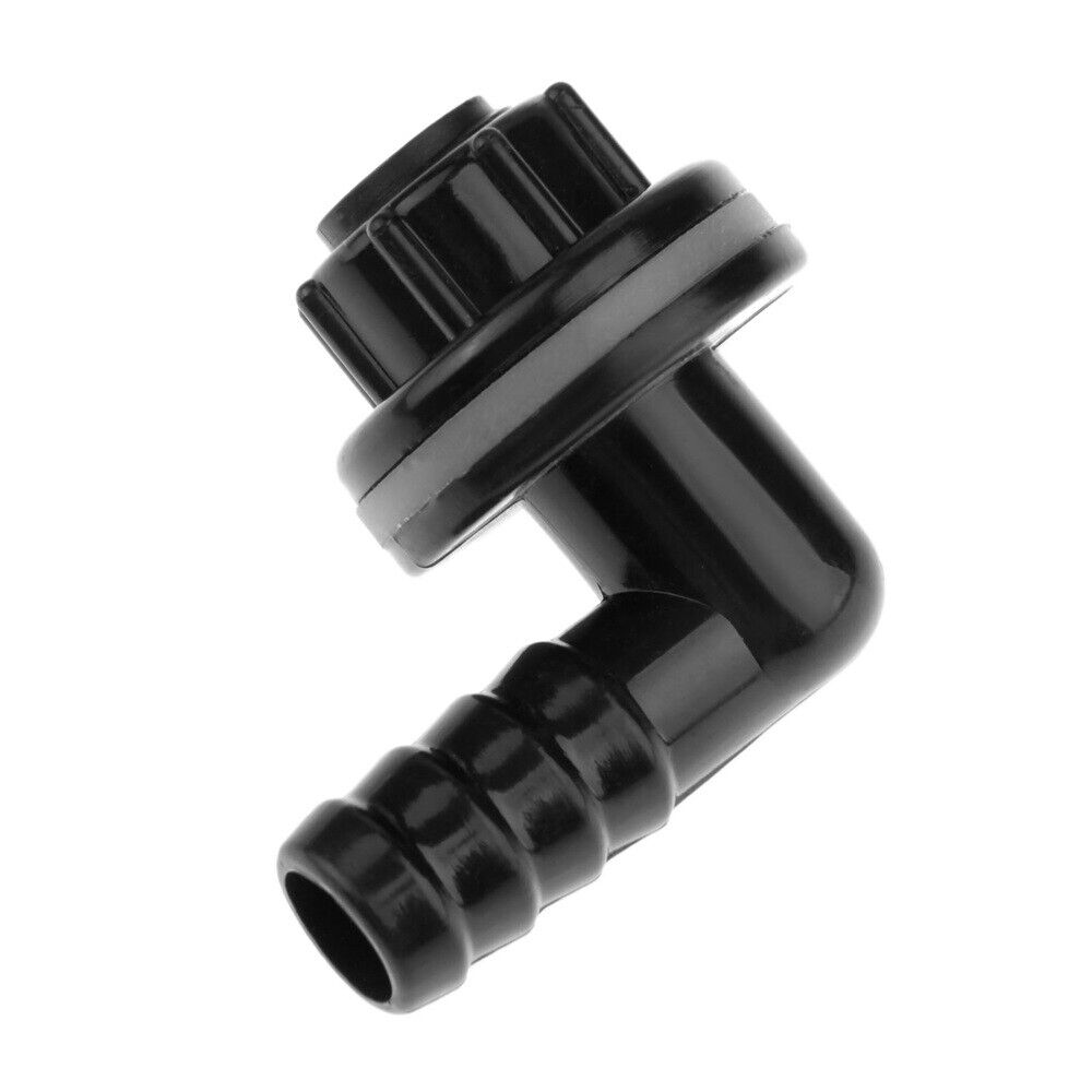 New 1pc Plastic Aquarium Drainage Connector for Fish Tank Dia 1.1cm Black