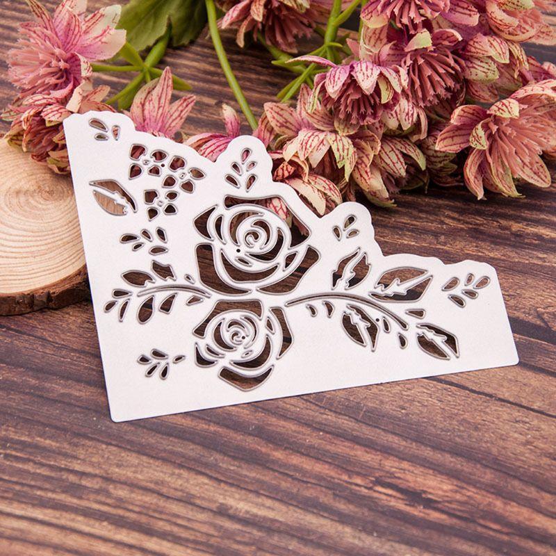 Rose Flower Metal Cutting Dies Stencil DIY Scrapbooking Album Stamp Paper Card