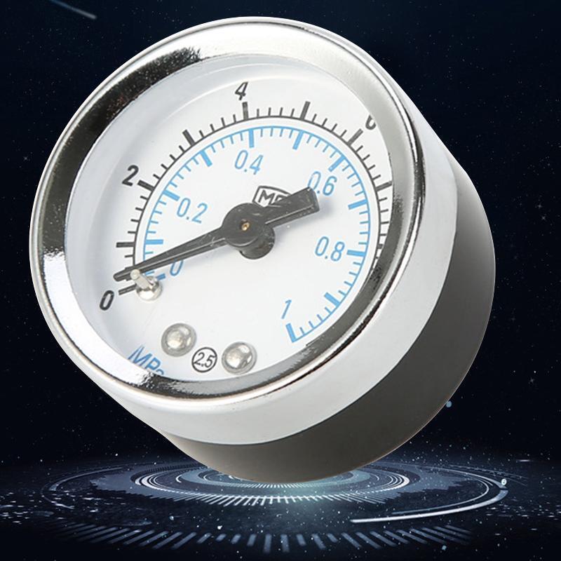 1/8 Inch Pressure Gauge Dual Scale Air Pressure Gauge Back Connection 0-1.0 Mpa-