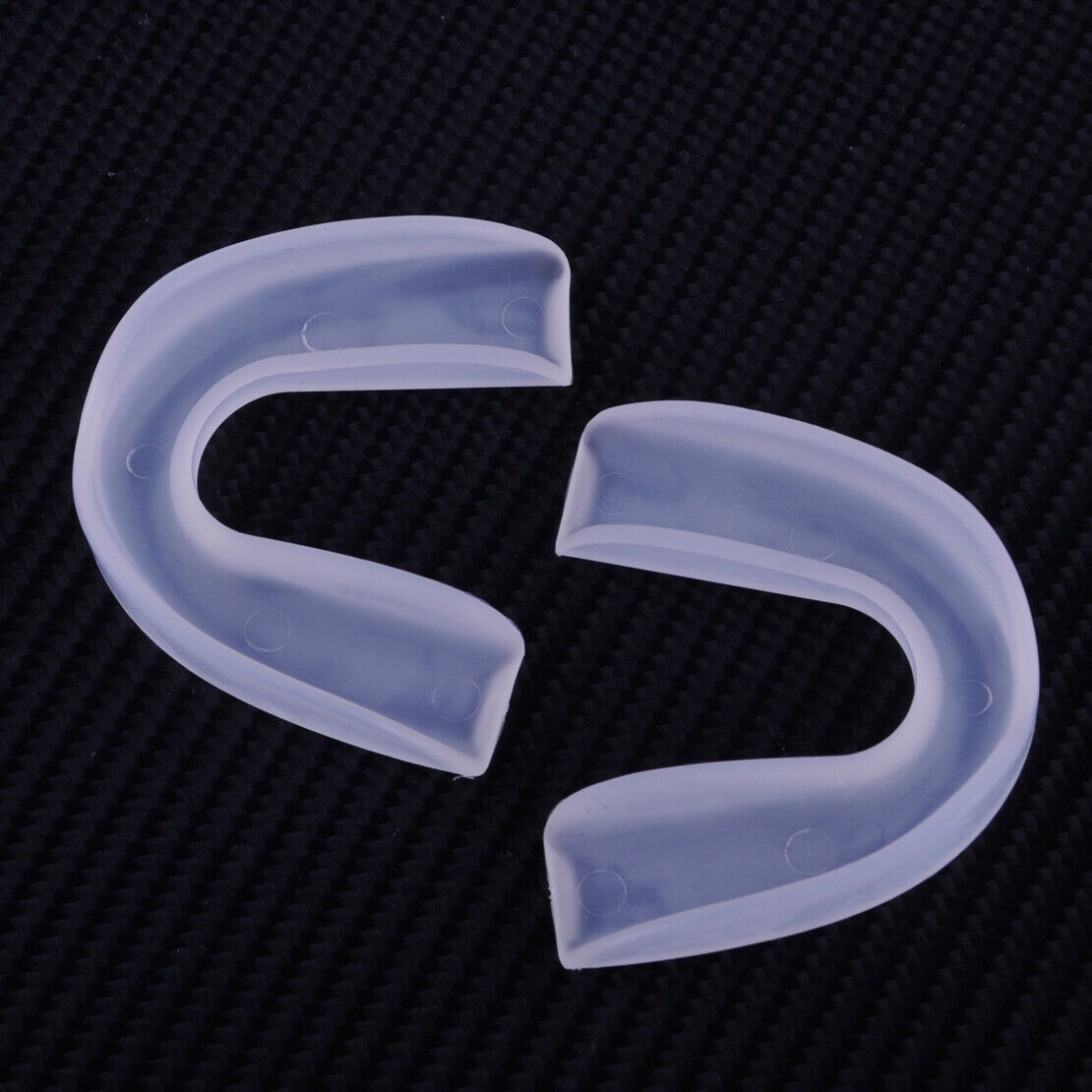 2x Grinding Gum Shield Teeth Protector Mouth Guard Mouthguard fr Rugby Boxing Li