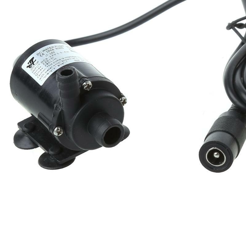 DC 12V Solar Power Hot Circulation Water Pump Aquarium Pond Submersible 200L/H