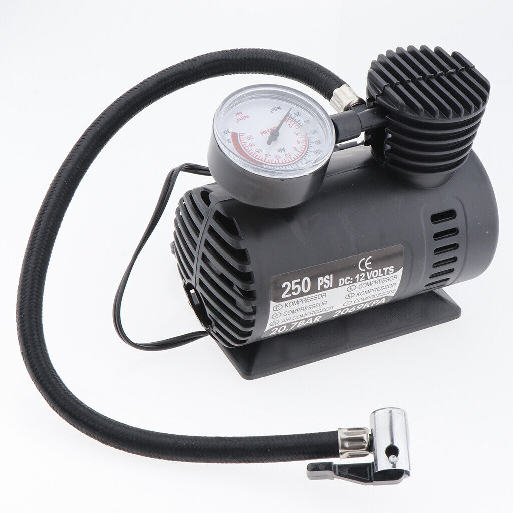 1 lot  12V 300psi  Inflator Pump Car Mini Compact Compressor