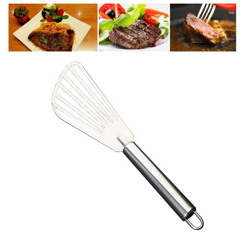 Stainless Steel Cooking Fish Spatula Professional Flexible Spatula Non-stick