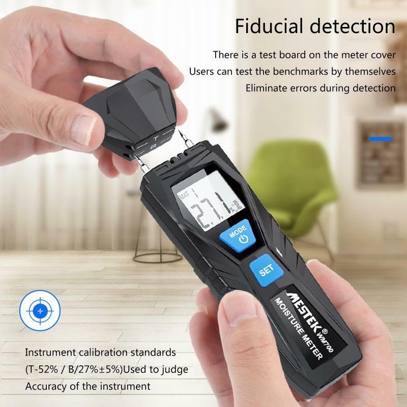 Wood Moisture Meter with High Sensitivity Pins Moisture Tester Detector for Wood