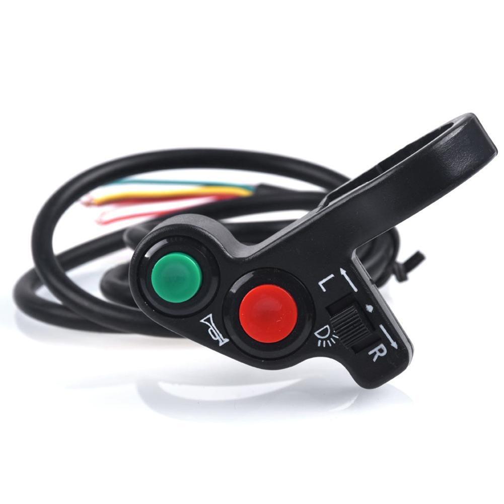 Motorcycle Horn Turn Signal Light Switches for 7/8 Handlebar ATV ON/OFF