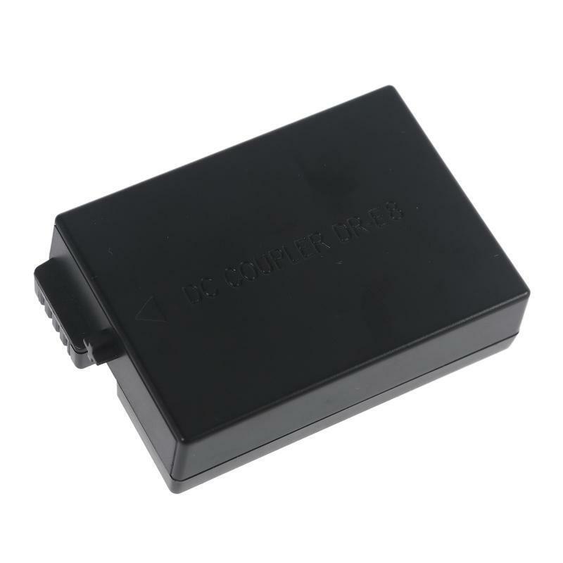 Type-C to LP E8 Dummy Battery for EOS Rebel T2i T3i T4i T5i Camera Power Adapter