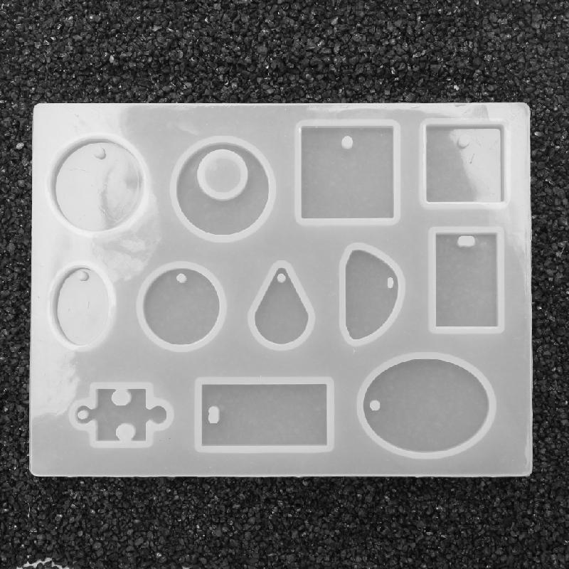 Various Shapes Necklace Silicone Mold for DIY Crafts Jewelry Making Pendant
