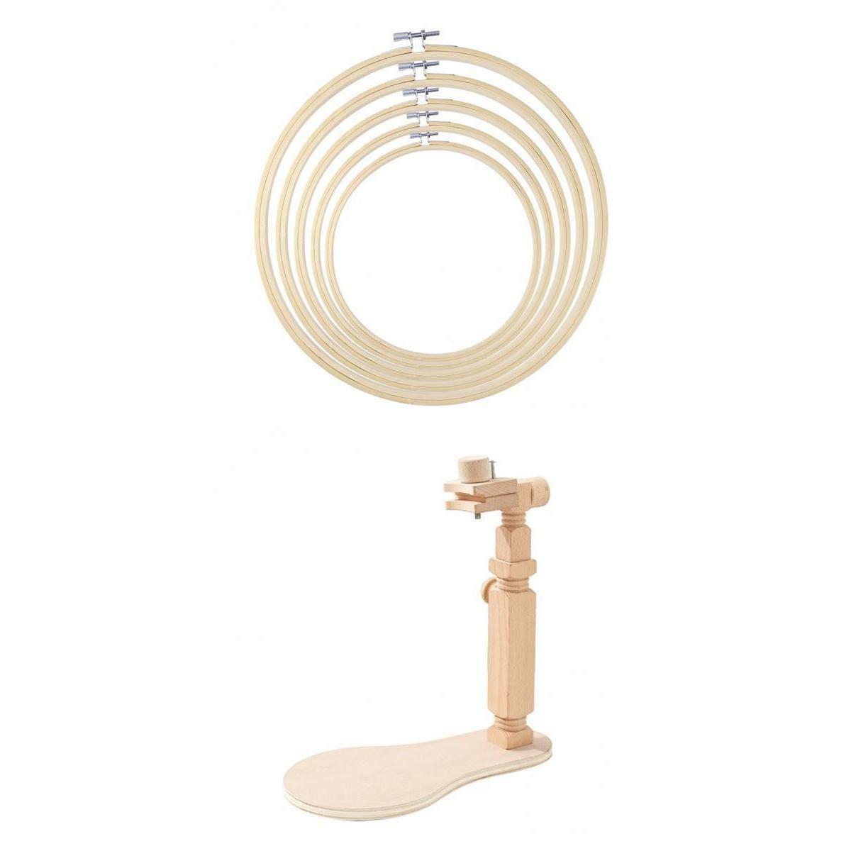 Embroidery  Adjustable  Rack Holder with Hoop Set DIY