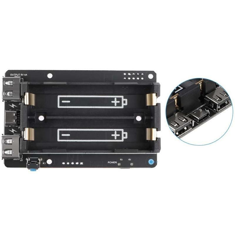 UPS RTC, Battery,LED Coulomometer Lamp for Raspberry Pi, Power Supply Device