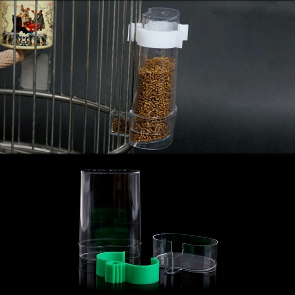 Water Bottle Cockatiel Cage Parakeet Water Dispenser Bird Food Feeder Automatic