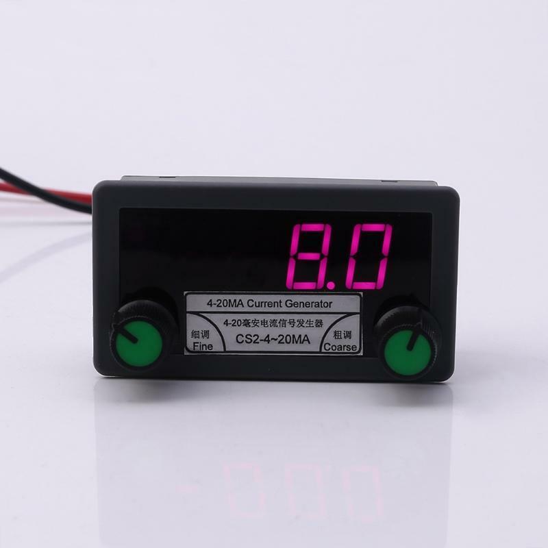 DC 7-30V 4-20mA Digital Current Analog Signal Generator Coarse/Fine Tuning Tools