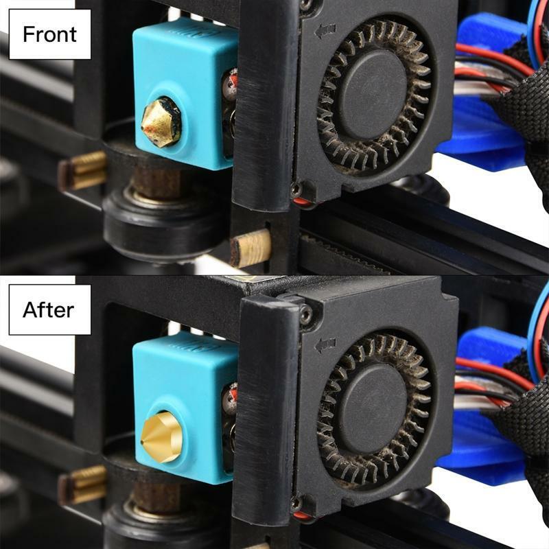 Brass Nozzles Cleaning Kit Copper Wire Brush for Printers Ender3 Cr10S CR6SE