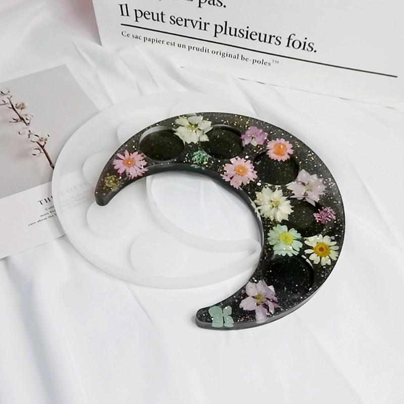 Handmade Decoration Coaster Mold DIY Art Crafts Cup Mat Wine Plate Silicone Mold