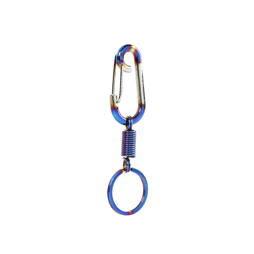 Burnt Blue Metal Keychain Aluminum Alloy Car Key Chain Ring Auto Styling