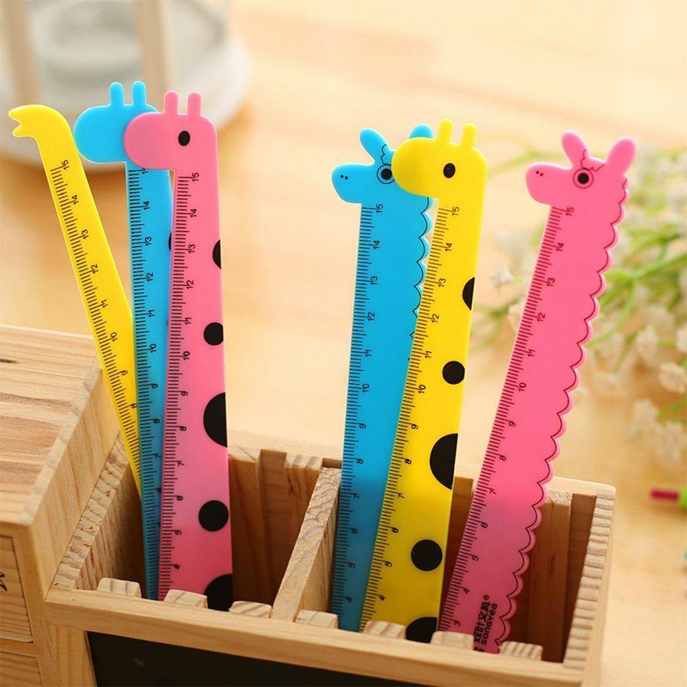 Stationery Cute Children Drafting Supplies School Supplies Giraffe Series Ruler