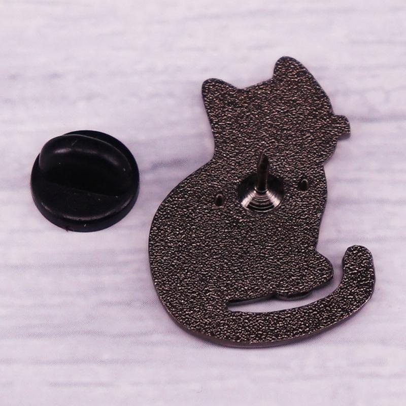 Cat Enamel Brooch Pins for Jackets Hats Decoration Cute Pins Backpack Pins