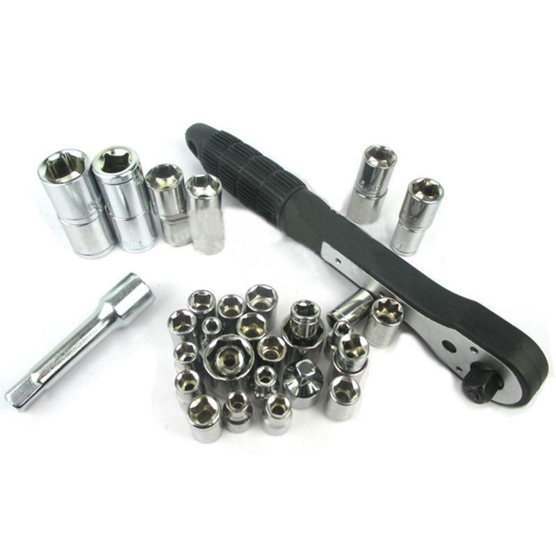 Socket Wrench Set Ratchet Sets Mechanic Tools Kit Bit Sockets for Automotive