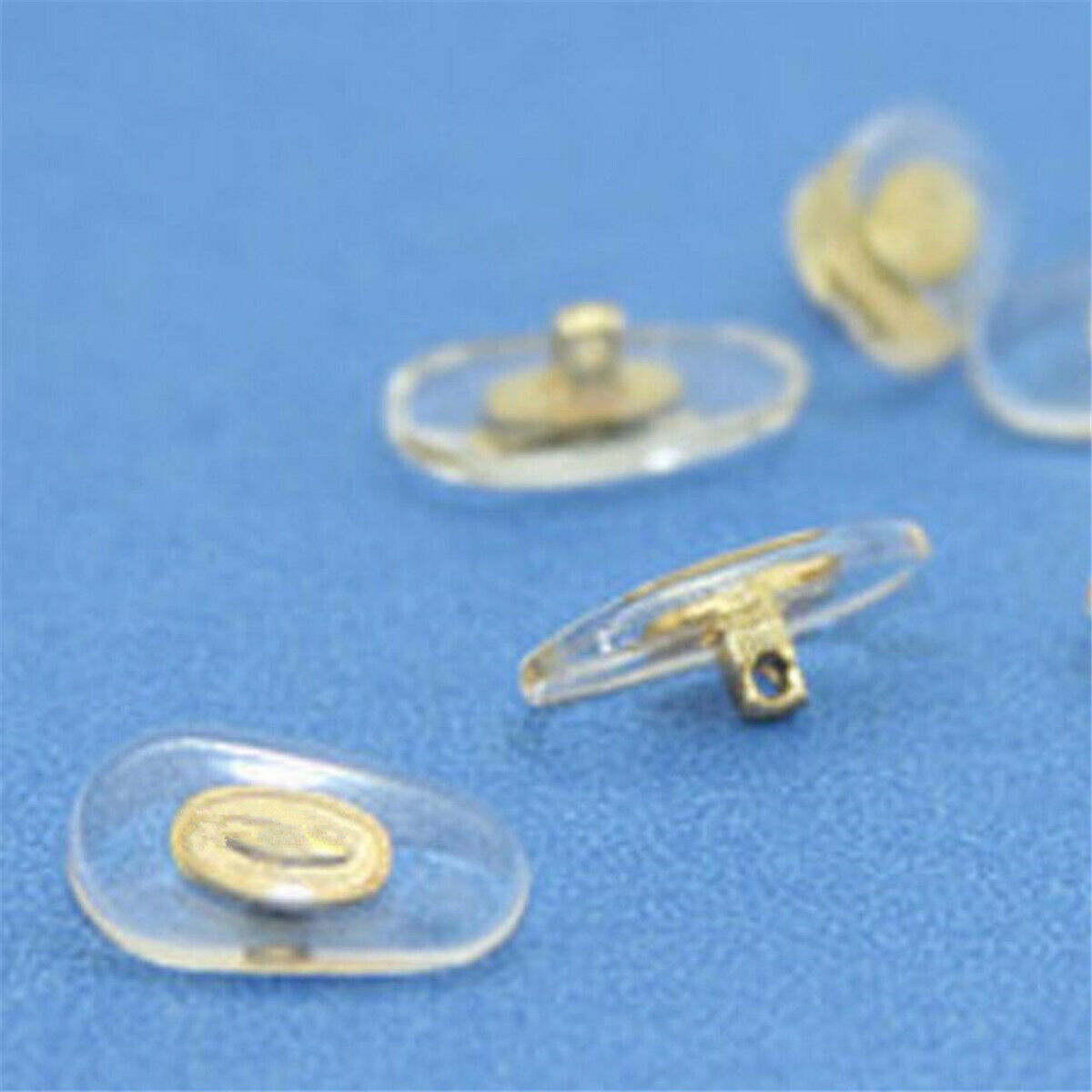 10 Pairs Metal & Plastic Nose Pads Screw On for Glasses/Spectacle/Sunglasses