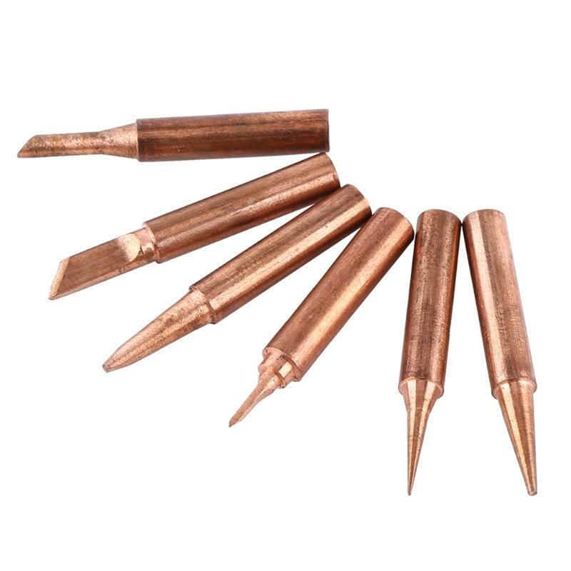 6 Pieces Non Magnetic Welding Nozzle Suitable for Lower Temperature Soldering