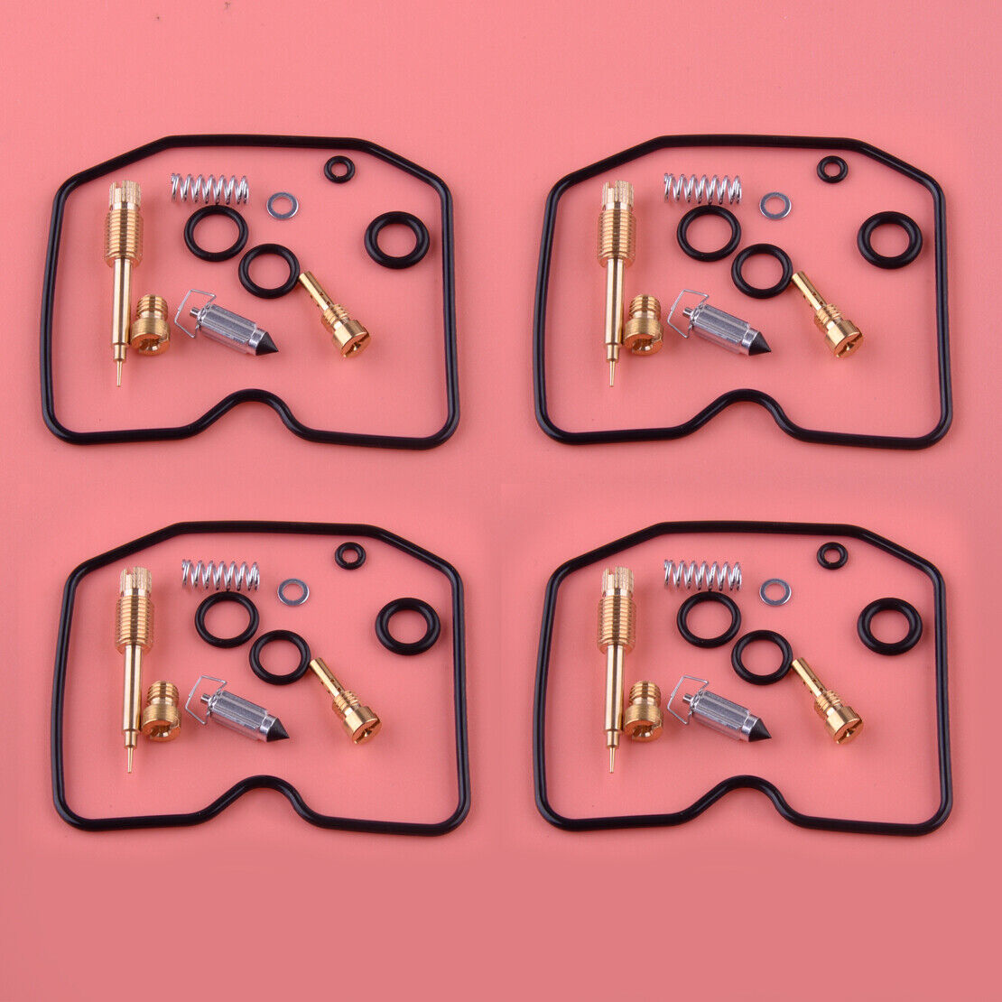 4Sets Motorcycle Carburetor Carb Repair Kit Fit For Kawasaki ZR750 ZR-7 ZR-7S