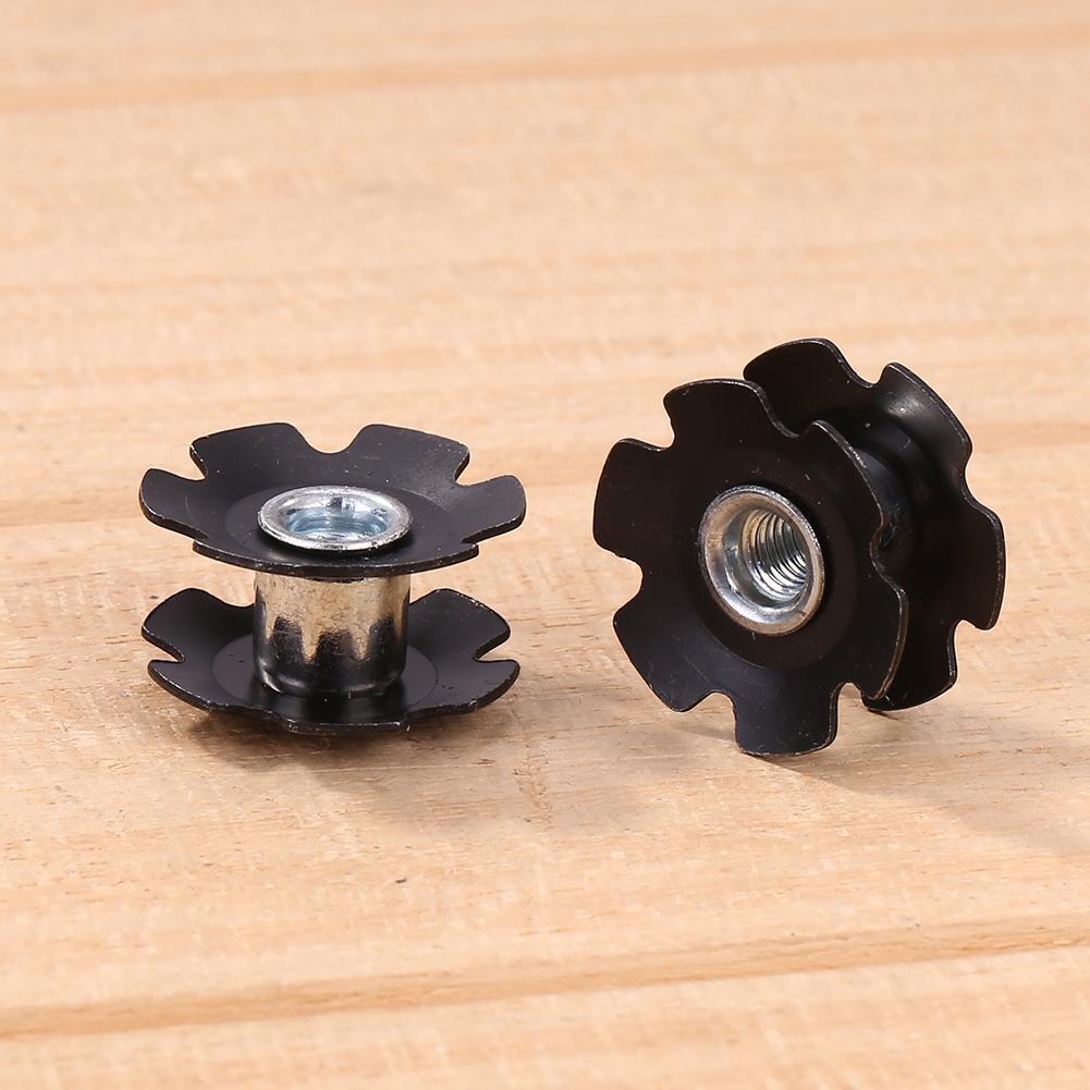 5pcs Bicyle Carbon Fiber Sunflower Core Front Fork Screw Bowl Sets for MTB