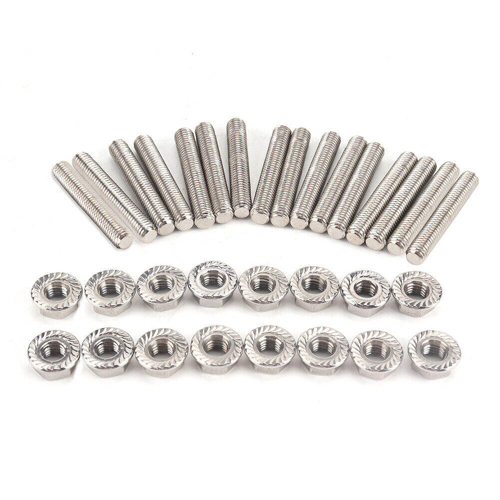 Stainless Steel Exhaust Manifold Stud Kit for Ford 4.6 5.4 Liter V8 Engine