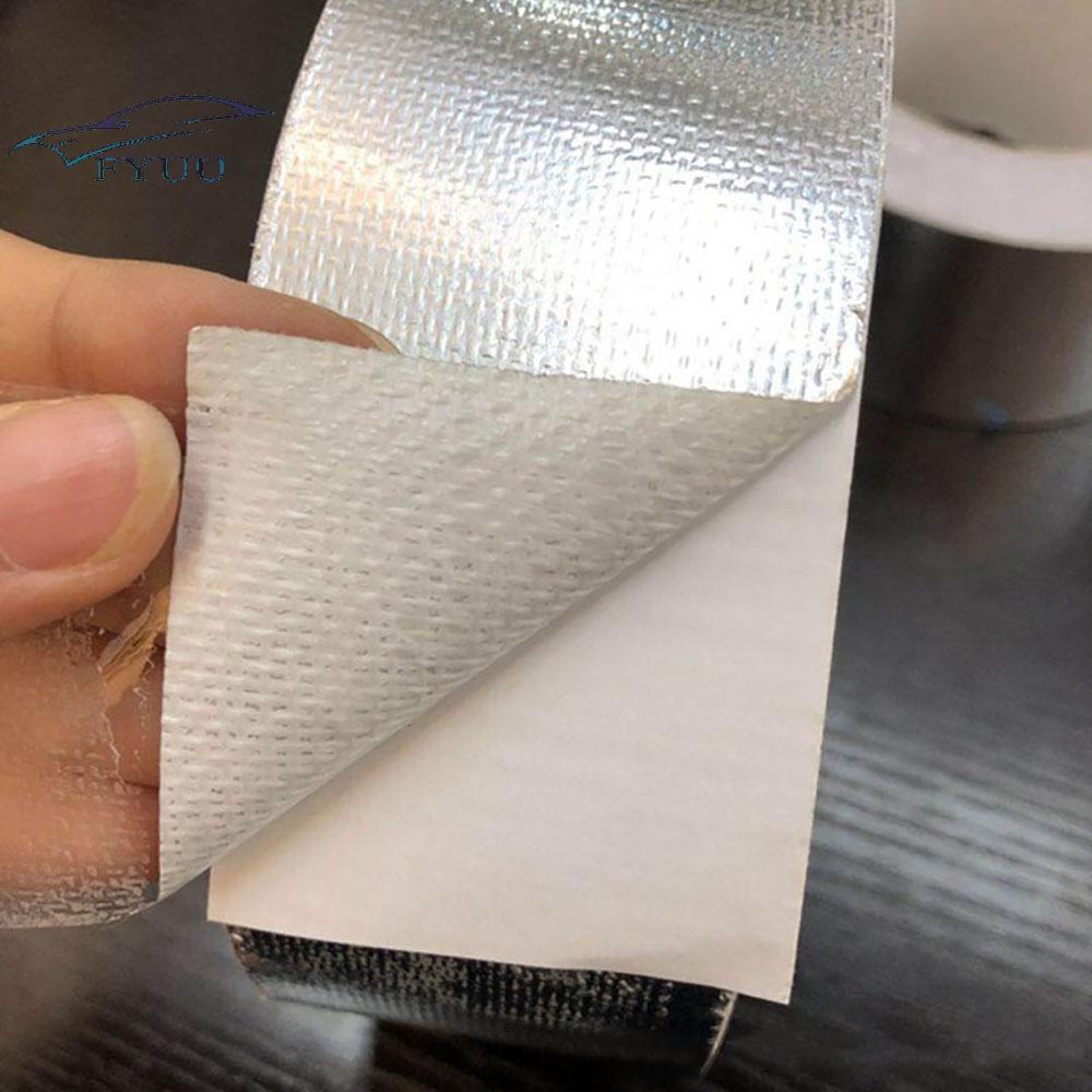 1 Roll 5m x 5cm Exhaust Manifold Titanium Heat Wrap Insulation Tape Thermal Wrap
