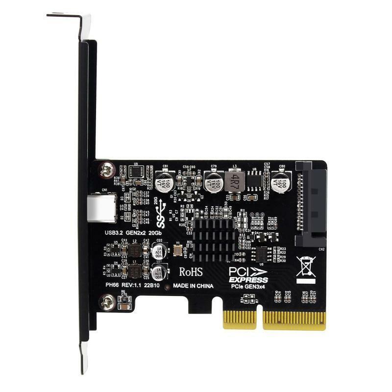 20Gb Super Fast PCIE to USB 3.2 Gen 2x2 Expansion Card PCI-E to Type C Converter