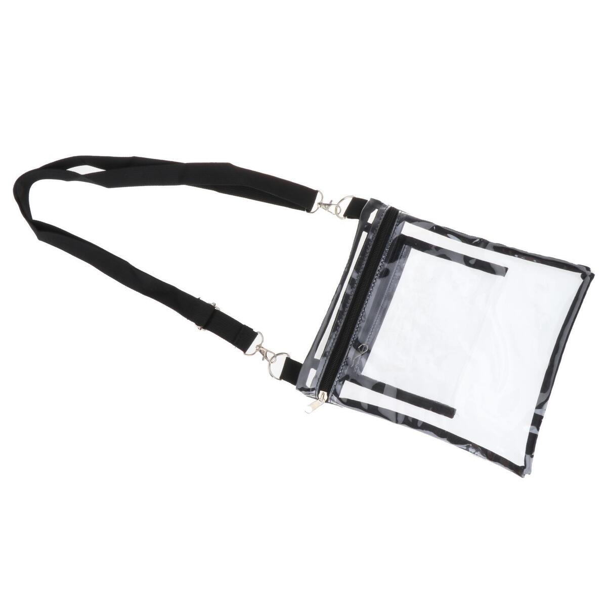 Clear Bag Stadium Approved Tote Purse Adjustable Strap for Sports Events
