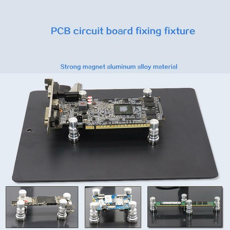 1 Set Electronic Circuit Board Fixing Fixture K-203 Bracket Fixing Strong Magnet