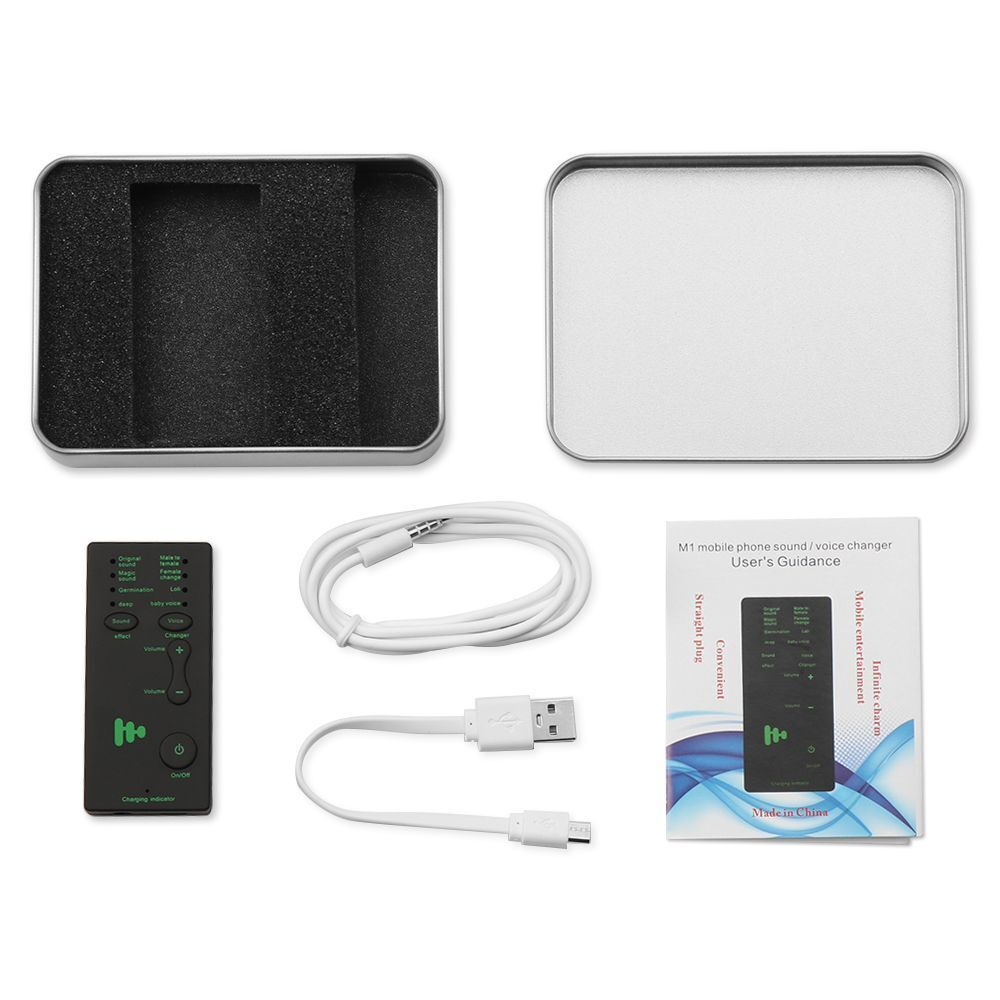 Adapter Voice Changer Device Sound Card Mic Disguiser For Computer Laptop Phone