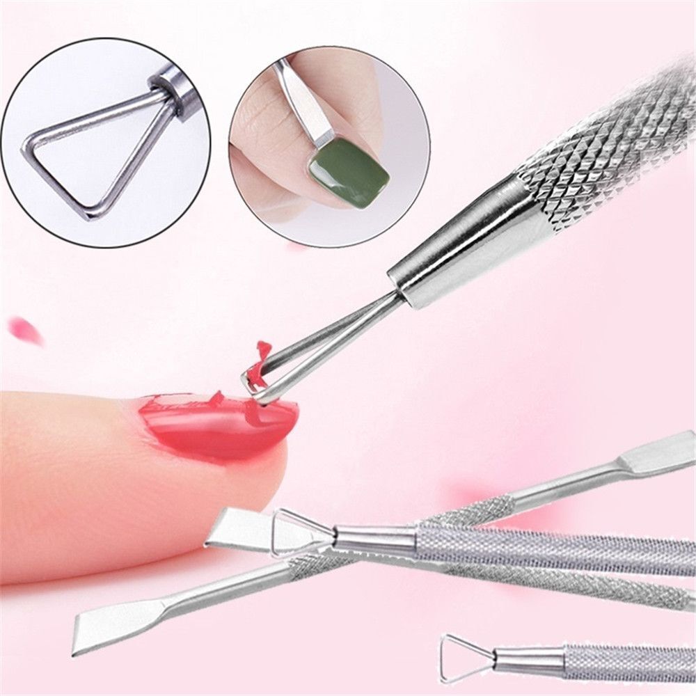 Stick Rod Set Dual-ended Cuticle Pusher Nail Gel Cleaner Nail Polish Remover