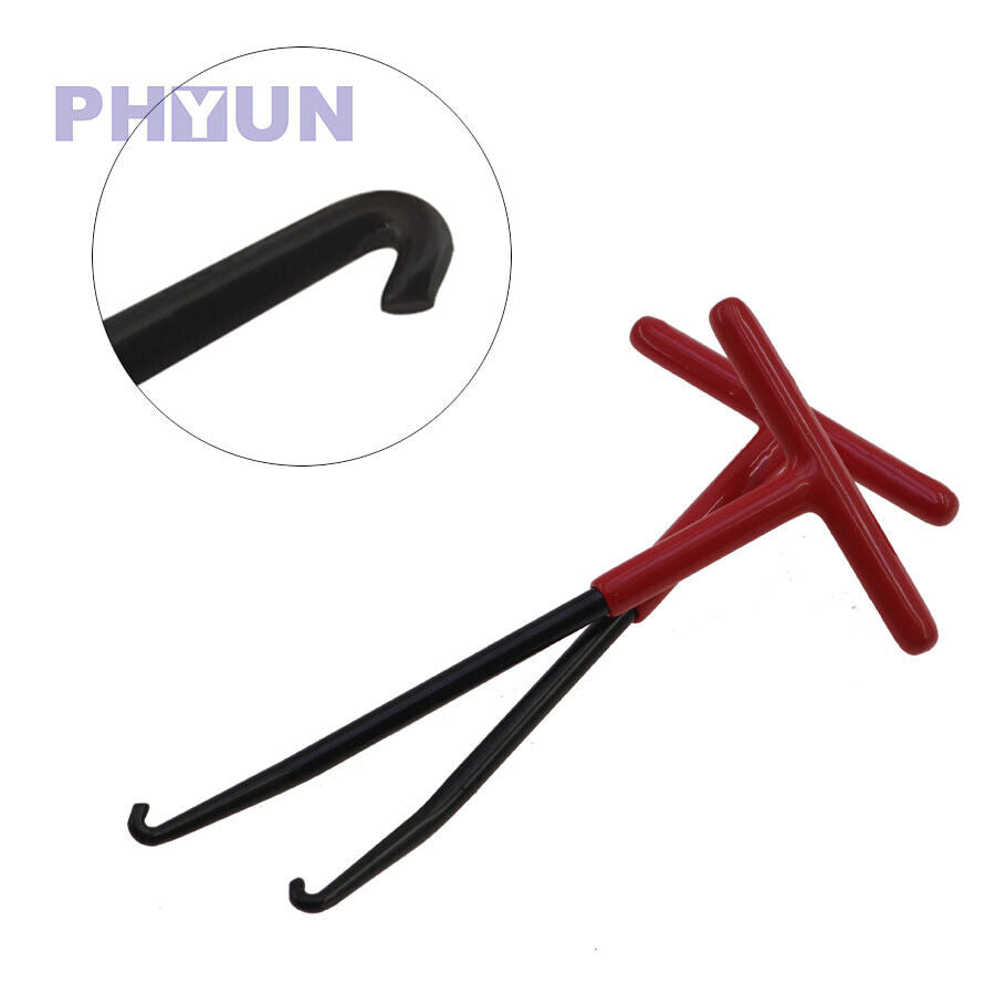 2pcs For Dirt Bike ATV Motorcycle 16cm T-Handle Exhaust Spring Hook Puller Tool