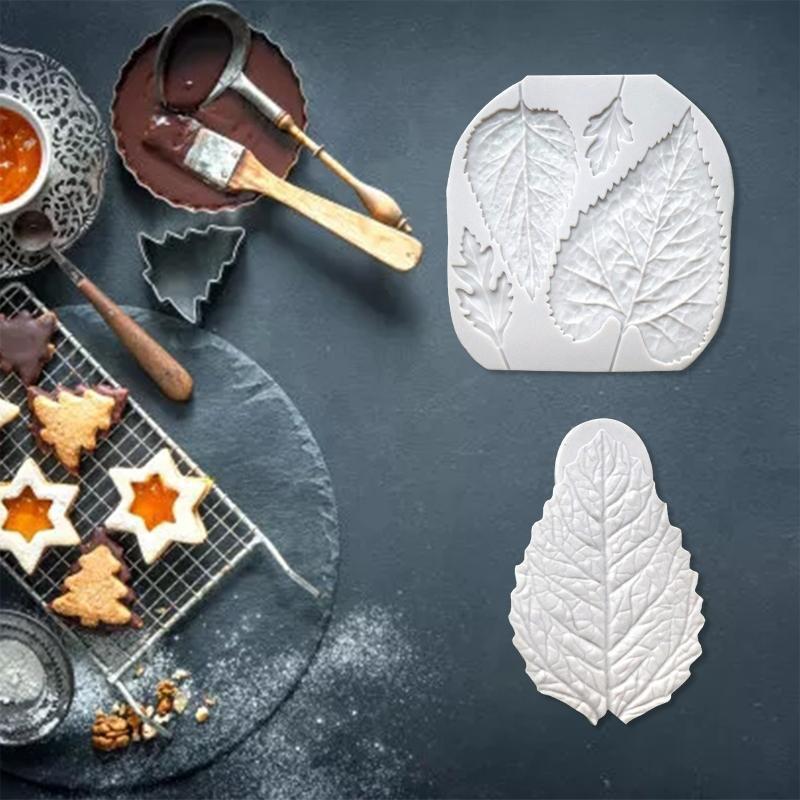 2 Pack Cake Molds Sugar Art Mould Fondant Moulds Fondant Cake Decorating Gadgets