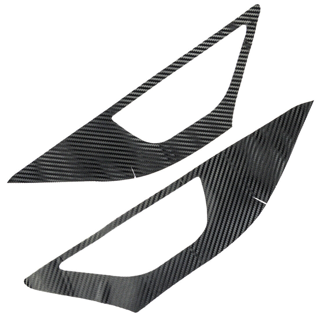 1set Carbon Fiber Texture Door Handle Bowl Cover Trim Fit for Subaru Outback