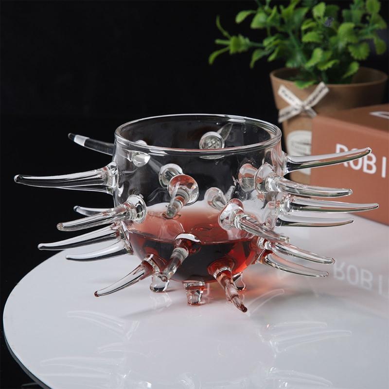 200ML Sea Urchin Cocktail Cups Glass Material Perfect for Bar Wedding Parties