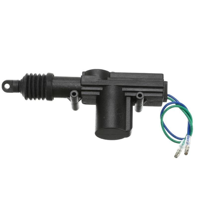 Electric Power Door Lock Actuator 2 Wire 12Volt Car Alarm System Single Gun Kit