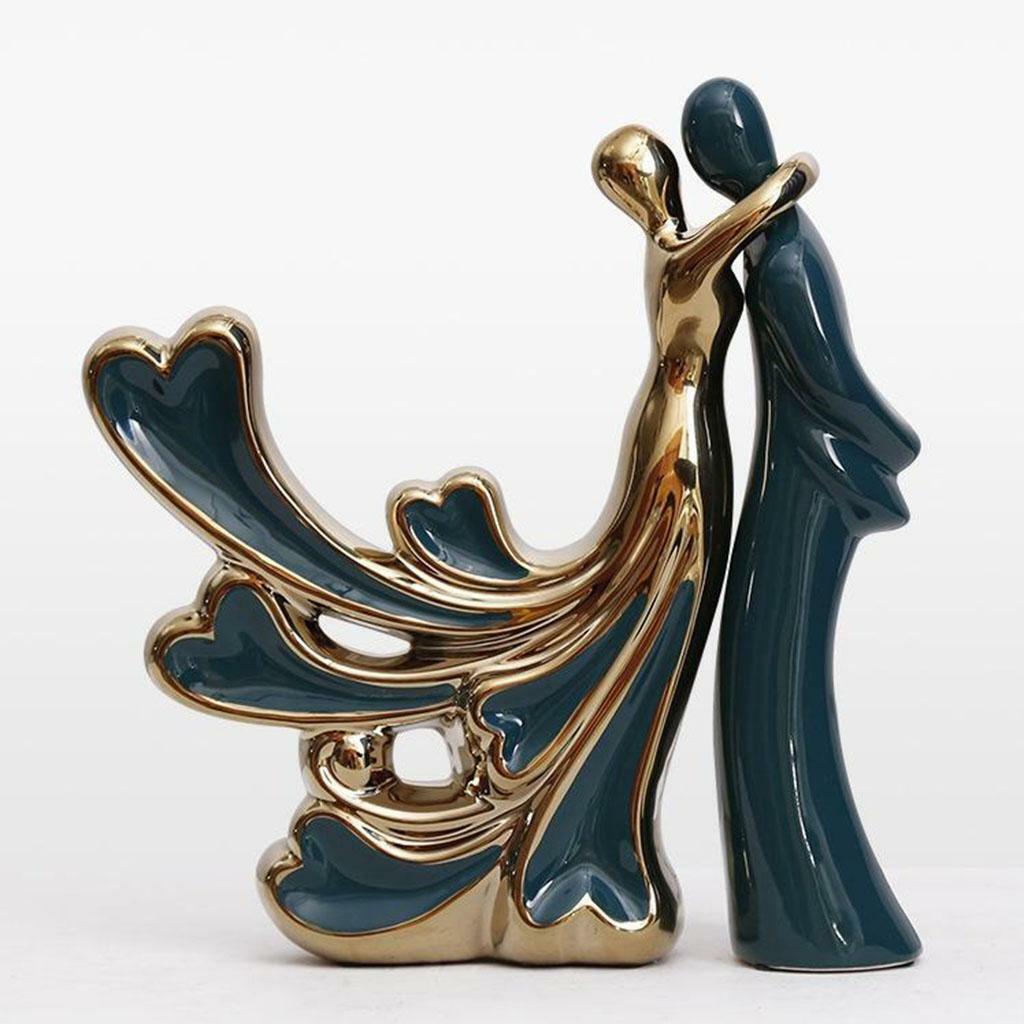 Tabletop Sculpture Desktop Decoration  Statue Present Couple